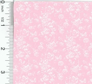 Dollhouse Wallpaper Pink Reverse by Mini Graphics - Picture 1 of 1