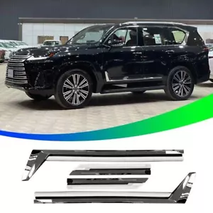 Door Anti-Scratch Strip Protector Molding Trims Fit for 2023 2024 Lexus LX600 - Picture 1 of 5
