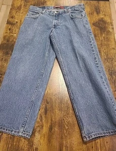 Levis Boys 550 Jeans Relaxed Fit Size 12 Husky Vintage 2009 - Picture 1 of 14