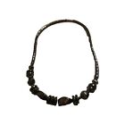 Beautiful Healing  Magnetic  Necklace Hematite With Magnetite Crystals , 17 In