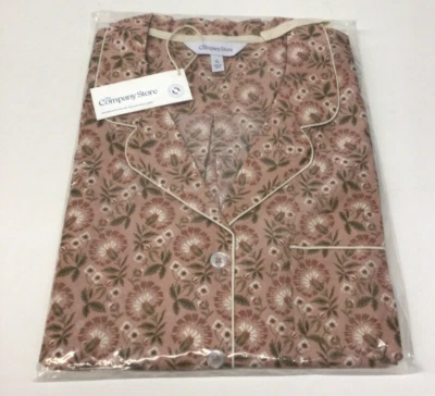 Juego corto de popelina estampada de algodón The Company Store Company-Floral-XL Foto 1 de 4