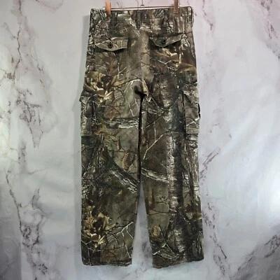 Realtree Pants Youth XXL 18 Camo Xtra Hunting Woodland Boys Girls Cotton  - Image 1 of 4