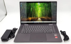 HP Envy X360 15" 2-in-1 Touch Laptop Ryzen 5 7530U 8GB RAM 256GB SSD 15-fh0013dx - Afbeelding 1 van 8