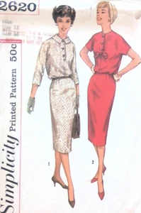Simplicity Schnittmuster 2620 Damen Midikleid Größe 12 Karrierekleidung Variationen - Bild 1 von 6