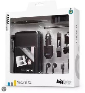 Pack Accessories Nintendo Dsi XL Cover Stiletto Charger Listener Range Games Blk - Picture 1 of 2