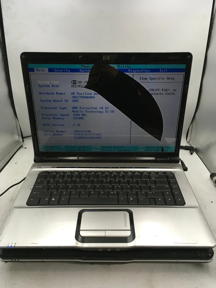 HP PAVILION DV6000 - LOT OF 2 - FOR PARTS - AMD TURION X2 - 1GB RAM - READ - BB - Image 1 of 4