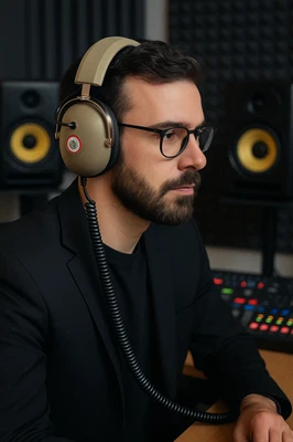 KOSS PRO4AA Over Ear Headphones Studio - Jack da 6,3 mm con adattatore gratuito - Immagine 1 di 4