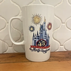 Disney Parks 45th Anniversary THE MAGIC KINGDOM STARBUCKS Ceramic Coffee Mug Cup - Picture 1 of 13
