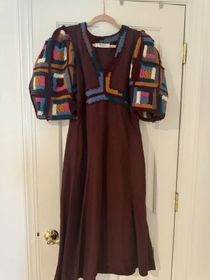 Sea New York Crochet Puff Sleeve Dress - Image 1 of 3