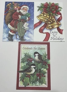 Judy Blankenship Illustrated Christmas Cards Chickadees Bells Saint Nicholas - Picture 1 of 13