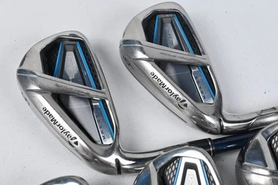 Left Hand Taylormade SIM Max OS Irons / 5-9i / Senior Flex Ventus Blue 5 Shafts - Image 1 of 4