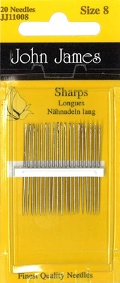 Sharps Hand Needles Size 8 20/Pkg - Image 1 of 2