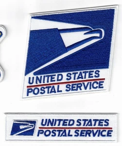 USPS Postal Service Premium 2x3.75in Embroidered Iron-on Patch - Picture 1 of 2