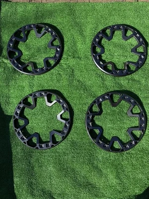 2025 FORD F150 RAPTOR R OEM GRAY BEADLOCK BEAUTY RINGS RL3V-1021-AA NEW QTY-4 - Image 1 of 3
