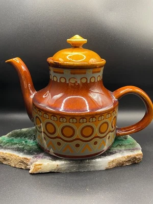 Tetera vintage Arthur Wood Stratford diseño Art Deco MCM hecha en Inglaterra #5430 Foto 1 de 4