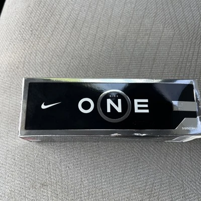 Nike Golf ONE Negro TW Tiger Woods 1 Manga/3 Pelotas de Golf Retiradas En Caja Foto 1 de 4