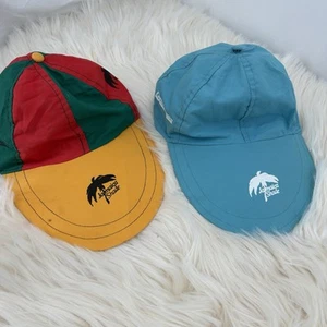 Vintage Jamacia Shade Long Bill Hat Lot Of 2 Rastafarian - Picture 1 of 9