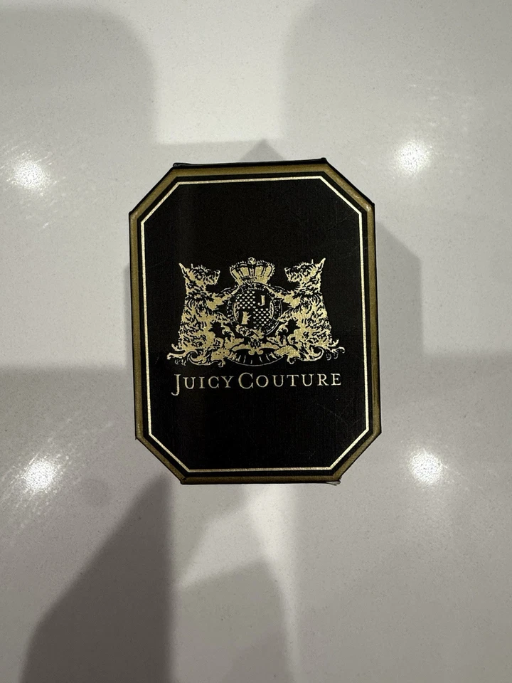 Aretes Juicy Couture de plata de ley 925 con corona de corazón circonita cúbica con caja Foto 1 de 4
