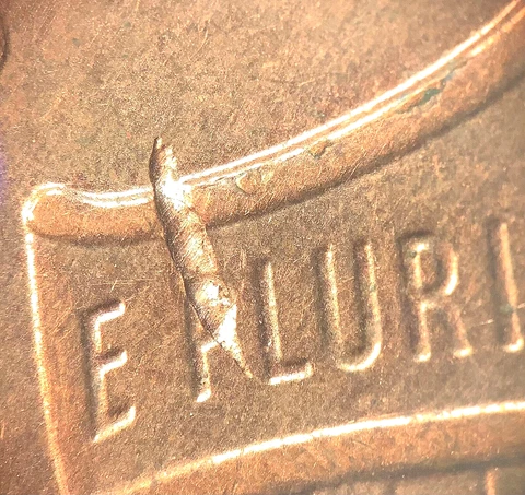 2012 P Lincoln Shield Cent-"STRUCK THRU DEBRIS MINT ERROR"-Beautiful Coin! Cover