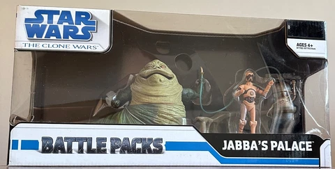 Jabba's Palace Star Wars Clone Wars Battle Packs 2008 New Sealed 2008 Hasbro Cover