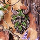 Bryn Wall Mounted Horned Tree Spirit Art Plaque Green Man Witchcraft Nature