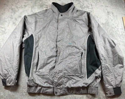 FootJoy DryJoys 高尔夫夹克 XL 灰色防水风衣通风性能 — 第 1/4 张图片