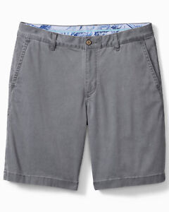 $99.50 Tommy Bahama Men's, Boracay 8-Inch Chino Shorts, Fog Grey, 36