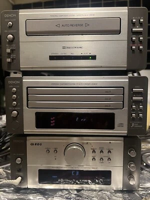 COMO ESTÁ: DENON Component System CD UDCM-M7 cassette deck DRR-M7 amplificador UDRA-M7 Foto 1 de 4