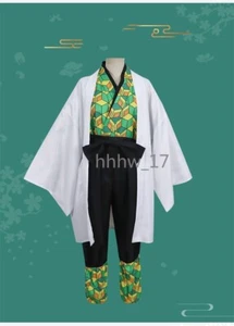 Demon Slayer Sabito Cosplay Costume Kimono Outfits ComicCon Halloween Party Suit - Picture 1 of 9