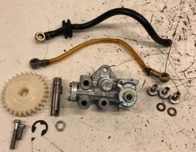 Conjunto de bomba de aceite de motor Kawasaki G5 100 / líneas / engranaje helicoidal / pernos banjo Foto 1 de 4