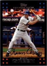 2007 Topps New York Mets Baseball Card #346 Shawn Green