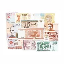 Lot of 12 diff. countries world foreign banknotes longtime collector value