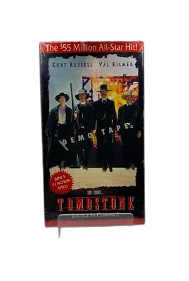 Tombstone VHS Demo Promo Screener SEALED NEW Kurt Russell Val Kilmer - Imagem 1 de 4