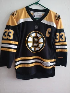 Vintage Reebok Boston Bruins Zdeno Chara #33 Jersey Youth S/M NHL Hockey - Picture 1 of 4