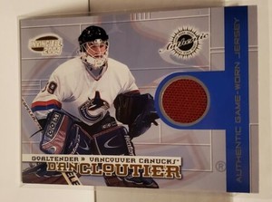 2003-04 Pacific Invincible Jerseys #31 Dan Cloutier #d 119/500 Canucks