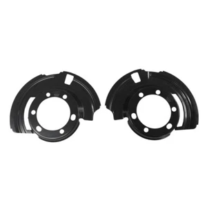 2x splash plate anchor plate brake disc front for Jeep Wrangler I II TJ SJ 87-06 - Picture 1 of 5