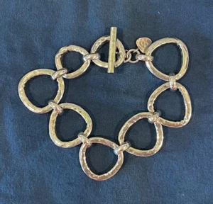 Silpada gehämmertes Gliederarmband Vintage B2709 schwer zu finden - Bild 1 von 1