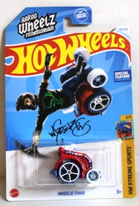 Hot Wheels 2024 Xtreme Sports 3/5 Wheelie Chair #64/250 Aaron Wheelz Red - New - Picture 1 of 2