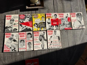 Lot 10 Baseball Digest von 1963 - Bild 1 von 3