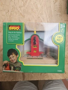Brio Stop & Go Station 33681 Wooden Trains Vintage 2005 New Boxed - Picture 1 of 4