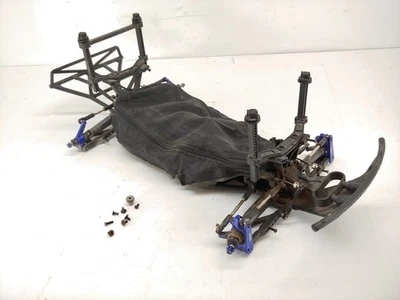 Traxxas Slash 4x4 Ultimate LCG 1/10 Short Course Truck Roller Slider Chassis Upg - Image 1 of 4
