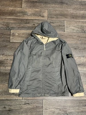 vintage stone island 2002 reversible hooded jacket XL Y2K - Image 1 of 4