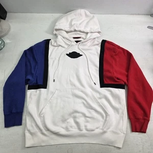 NIKE Air Jordan Flight Heavy Hoodie XXL USA Red White Blue Embroidered Logo EUC - Picture 1 of 20