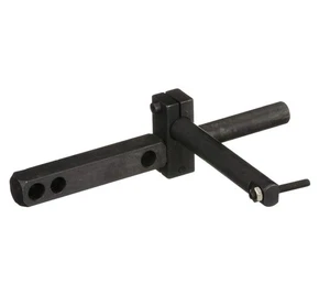 3900-2123 Steel Mill Vise Stop for 5" and 6" Vises,Black - Picture 1 of 9
