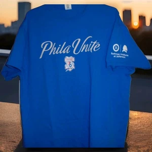 PHILADELPHIA 76ERS STADIUM GIVEAWAY TSHIRT ""PHILA UNITE"'SIZE XLARGE - Picture 1 of 2