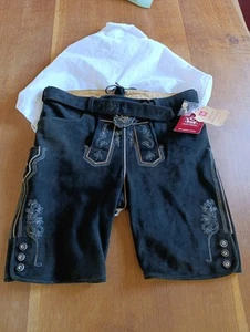Lederhose Herren braun Gr. 52 v. Spieth & Wensky Neu! - Bild 1 von 2