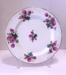 Vintage Hammersley English Bone China Pink Thistle Dinner Plate 10.5” - Picture 1 of 3