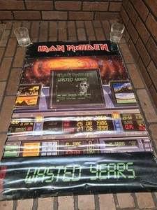 Vintage 1986 IRON MAIDEN Original Wasted Years Poster Licensed EP Cover RARE - Bild 1 von 3