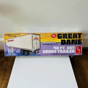 AMT Great Dane 40Ft. Dry Goods Semi Trailer 1/25 Scale Model Kit FACTORY SEALED - Picture 1 of 7
