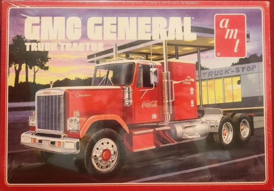 AMT, 1976 GMC General 6x4 - COCA-COLA para montar y pintar, 1/25, AMT1179/06 Foto 1 de 1